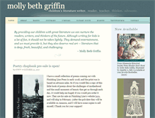 Tablet Screenshot of mollybethgriffin.com